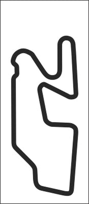 Watkins Glen Vinyl Track Map Decal